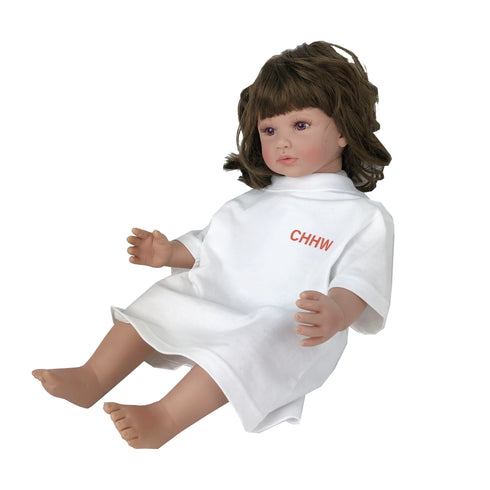 【COME HELL HIGH WATER】CHHW LOGO  KIDS TEE -white-